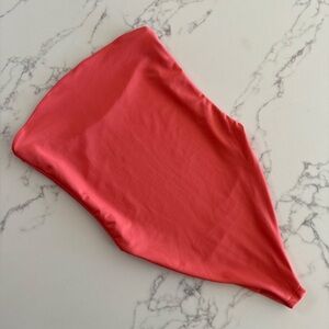 Skatie Amy Strapless One Piece Swimsuit - Glossy Blush - Size Medium